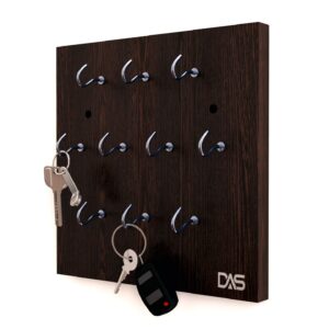 Wall Mounted Home Décor Key Chain Holder/Organizer Key Hooks (10 Hooks)- Vigo