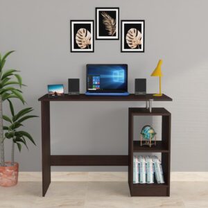 Alina Engineered Wood Table, Computer, Laptop, Office Desk Study & Computer Table and Office Desk (Colur Flowery Wenge Finish)