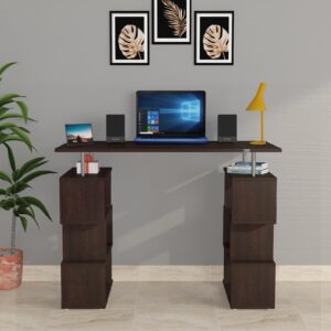 Harvel Engineered Wood Table, Computer, Laptop, Office Desk Study & Computer Table and Office Desk (Colur Flowery Wenge Finish)